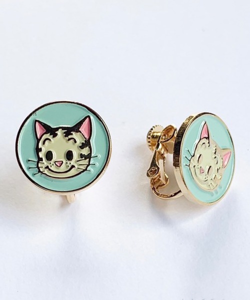 OSAMU GOODS(オサムグッズ)の「BUTTON&CUFFLINKS ボタンアンドカフリンクス:OSAMU GOODS オサムグッズ:ジャック ジル ねこイヤリング 犬イヤリング(イヤリング・レディース・ブルー系2/イエロー/レッド/イエロー系2/レッド系2/レッド系1/イエロー系/ブルー/ブルー系1/イエロー系1・FREE)」の18枚目の写真