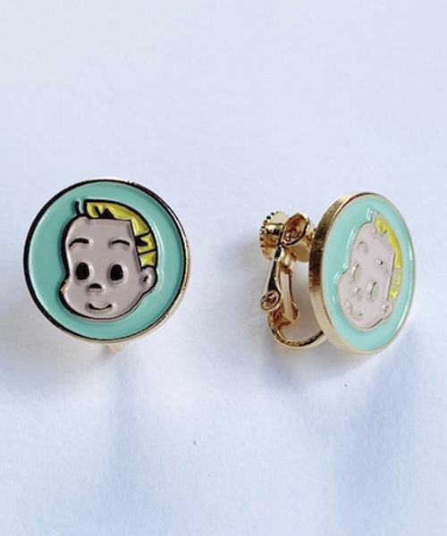 OSAMU GOODS(オサムグッズ)の「BUTTON&CUFFLINKS ボタンアンドカフリンクス:OSAMU GOODS オサムグッズ:ジャック ジル ねこイヤリング 犬イヤリング(イヤリング・レディース・ブルー系2/イエロー/レッド/イエロー系2/レッド系2/レッド系1/イエロー系/ブルー/ブルー系1/イエロー系1・FREE)」の13枚目の写真