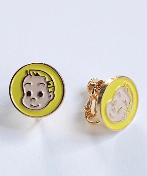 OSAMU GOODS(オサムグッズ)の「BUTTON&CUFFLINKS ボタンアンドカフリンクス:OSAMU GOODS オサムグッズ:ジャック ジル ねこイヤリング 犬イヤリング(イヤリング・レディース・ブルー系2/イエロー/レッド/イエロー系2/レッド系2/レッド系1/イエロー系/ブルー/ブルー系1/イエロー系1・FREE)」の12枚目の写真