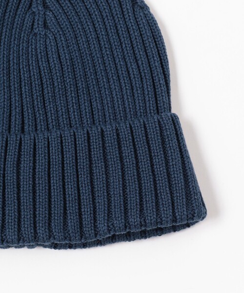 B:MING by BEAMS（ビーミングバイビームス）の「B:MING by BEAMS / コットンアクリル リブ ワッチキャップ（ニットキャップ/ビーニー・メンズ・カーキ/インディゴブルー/ブラック・ONE SIZE）」の5枚目の写真