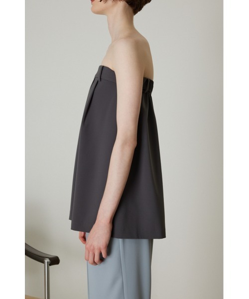 【美品】rim.ark Dress tops リムアーク RIM.ARK Tops set cut dress （BLK） - ファッション