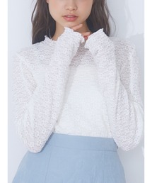 merry jenny | floralストレッチレースtops(Tシャツ/カットソー)