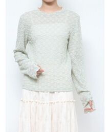 merry jenny | floralストレッチレースtops(Tシャツ/カットソー)