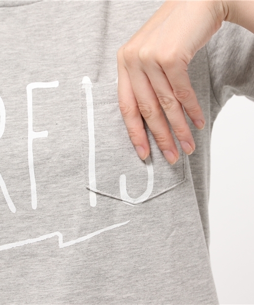 ROSE BUD（ローズバッド）の「S-LCTT-15143 SURF IS S/S-T（Tシャツ/カットソー・レディース・ホワイト/ミックスグレー・ONE SIZE）」の7枚目の写真