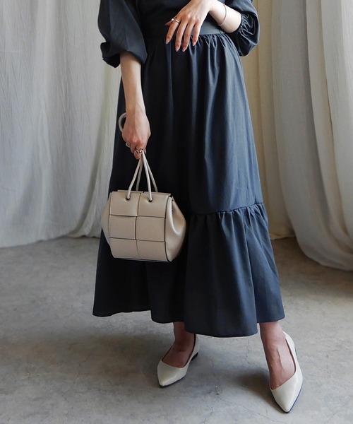 minia(ミニア)の「ブレイドミニバッグ(ハンドバッグ・レディース・アイボリー/ブラック/モカ・FREE)」の17枚目の写真