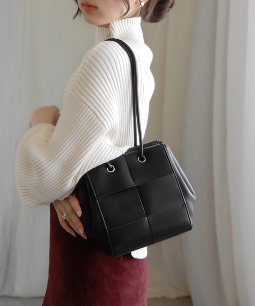 minia(ミニア)の「ブレイドミニバッグ(ハンドバッグ・レディース・アイボリー/ブラック/モカ・FREE)」の20枚目の写真