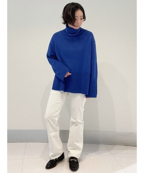 GAP（ギャップ）の「リラックス タートルネック チュニックセーター（ニット/セーター・レディース・ブルー/ブラック/グリーン・XS/M/S/XL/XXS/L）」の14枚目の写真