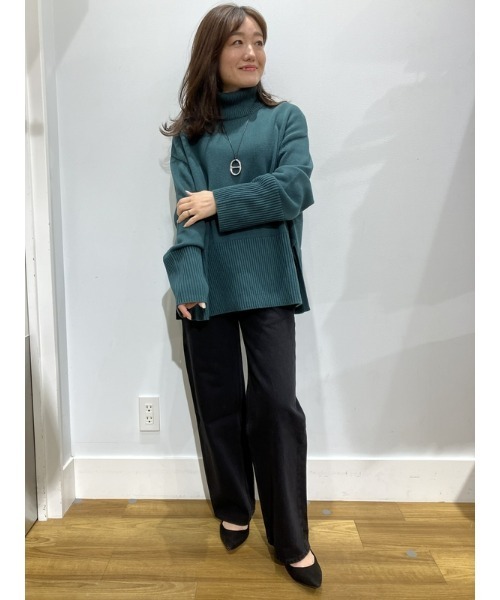GAP（ギャップ）の「リラックス タートルネック チュニックセーター（ニット/セーター・レディース・ブルー/ブラック/グリーン・XS/M/S/XL/XXS/L）」の15枚目の写真