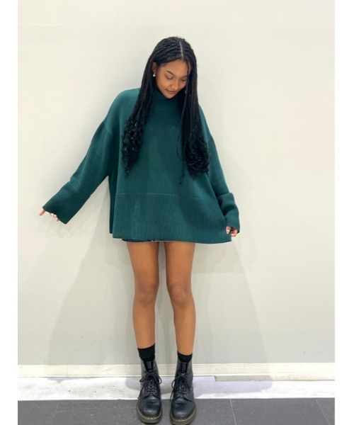 GAP（ギャップ）の「リラックス タートルネック チュニックセーター（ニット/セーター・レディース・ブルー/ブラック/グリーン・XS/M/S/XL/XXS/L）」の17枚目の写真