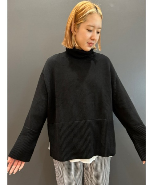 GAP（ギャップ）の「リラックス タートルネック チュニックセーター（ニット/セーター・レディース・ブルー/ブラック/グリーン・XS/M/S/XL/XXS/L）」の9枚目の写真