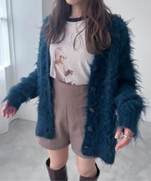 EPIMI E'PIMMY | 【ハンドウォッシャブル】シャギーVネックオーバーカーディガン(カーディガン/ボレロ)