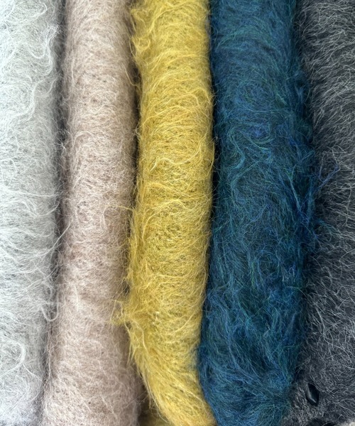 EPIMI E'PIMMY（エピミエピミー）の「【ハンドウォッシャブル】シャギーVネックオーバーカーディガン（カーディガン/ボレロ・レディース・ブラック/ベージュ/ネイビー/オフホワイト/イエロー・MEDIUM）」の19枚目の写真