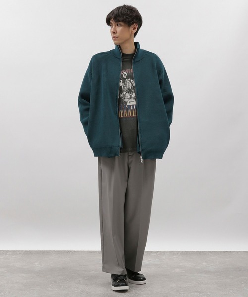 LAKOLE（ラコレ）の「PEドライバーズニット / 971588（ニット/セーター・メンズ・グリーン/グレー/ブラック・MEDIUM/X-LARGE/LARGE）」の7枚目の写真