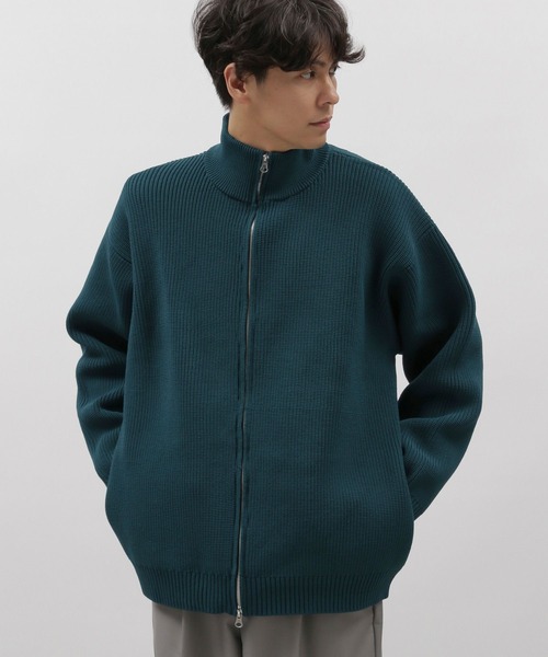 LAKOLE（ラコレ）の「PEドライバーズニット / 971588（ニット/セーター・メンズ・グリーン/グレー/ブラック・MEDIUM/X-LARGE/LARGE）」の9枚目の写真