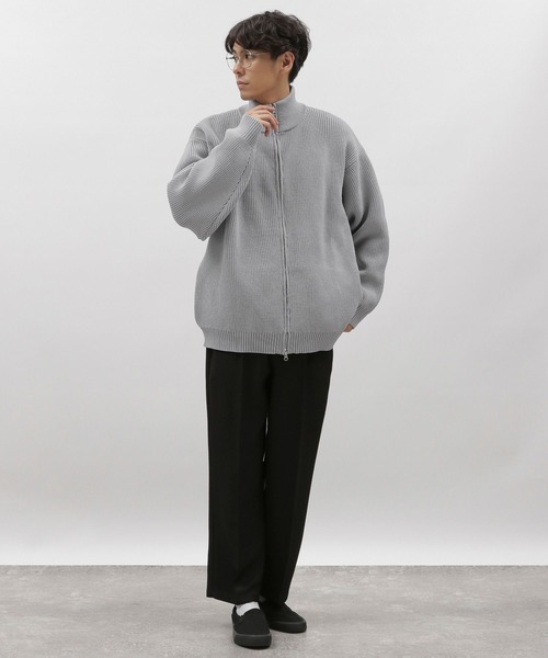 LAKOLE（ラコレ）の「PEドライバーズニット / 971588（ニット/セーター・メンズ・グリーン/グレー/ブラック・MEDIUM/X-LARGE/LARGE）」の6枚目の写真