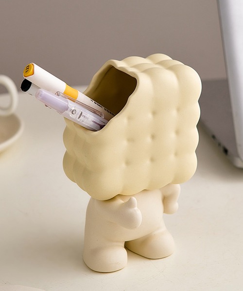 みっちゃん　専用　ページ　foundation セール】クッキー形 セラミック メイクブラシ・ペン立て（収納