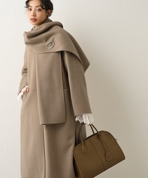 ストール付リバーコート