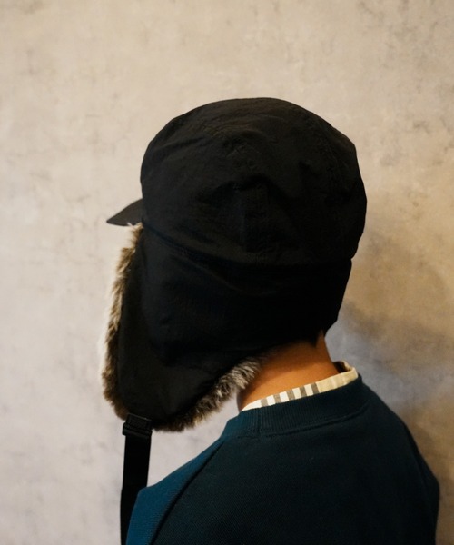 CIAOPANIC TYPY(チャオパニックティピー)の「【KIDS】ミリタリーフライトキャップ(キャップ・キッズ・カーキ/ブラック/アイボリー・ONE SIZE)」の6枚目の写真