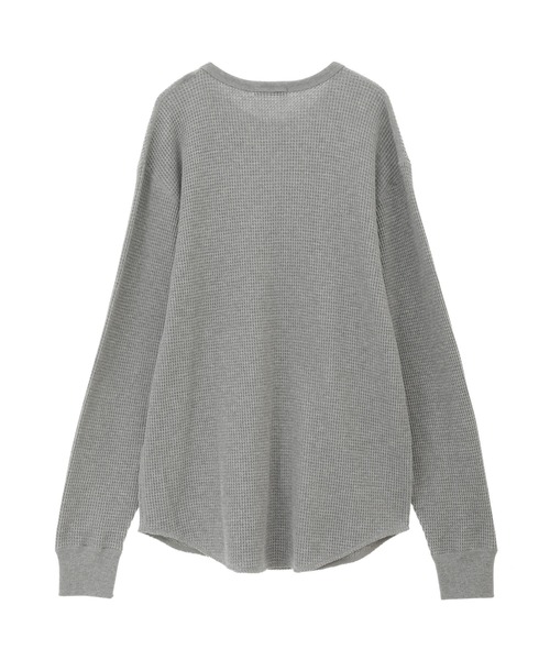 Candy Stripper（キャンディストリッパー）の「OUT OF ORDER WAFFLE L/S Tシャツ（Tシャツ/カットソー・レディース・ヘザーグレー/ブラック/オフホワイト・2）」の4枚目の写真