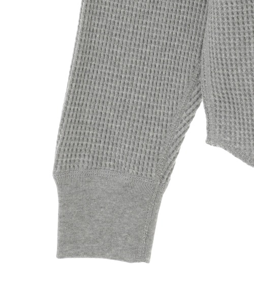 Candy Stripper（キャンディストリッパー）の「OUT OF ORDER WAFFLE L/S Tシャツ（Tシャツ/カットソー・レディース・ヘザーグレー/ブラック/オフホワイト・2）」の6枚目の写真