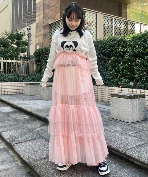 Candy Stripper（キャンディストリッパー）の「OUT OF ORDER WAFFLE L/S Tシャツ（Tシャツ/カットソー・レディース・ヘザーグレー/ブラック/オフホワイト・2）」の10枚目の写真