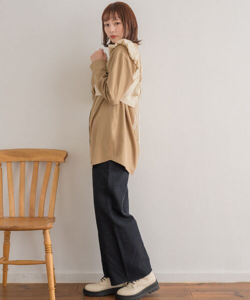 RETRO GIRL(レトロガール)の「【セットアイテム】Bリボンビスチェsetチュニック(シャツ/ブラウス・レディース・チャコールグレー/ナチュラル/ブラック・FREE)」の14枚目の写真