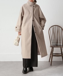 Chillfar | スタンドカラーラグランコート(チェスターコート)