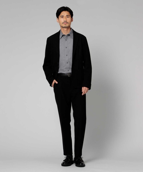 BACK NUMBER（バックナンバー）の「【BACK NUMBER】【ＥＸＴＲＡＴＨＥＲＭＯ】３Ｄスリムトラウザーパンツ（スラックス・メンズ・オリーブ/ブラック/グレー・M/XL/S/L）」の12枚目の写真