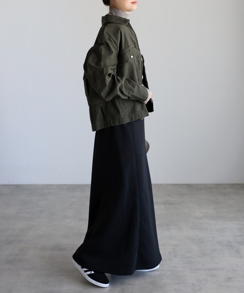 セットアップ対応商品】裏起毛スウェットフレアスカート（スカート