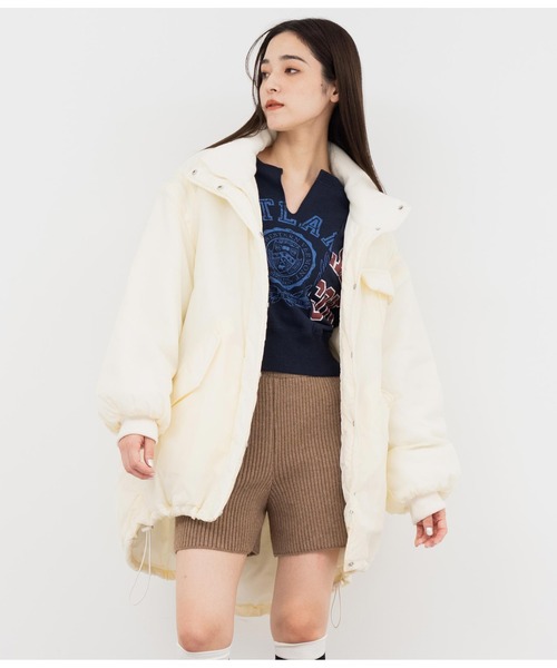 ANAP（アナップ）の「2WAYエコクラウド中綿モンスターコート（ダウン