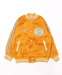 DENIM DUNGAREE（デニムダンガリー）の「綿レーヨンボーリングツイルワッペンジャケット（スタジャン・キッズ）」