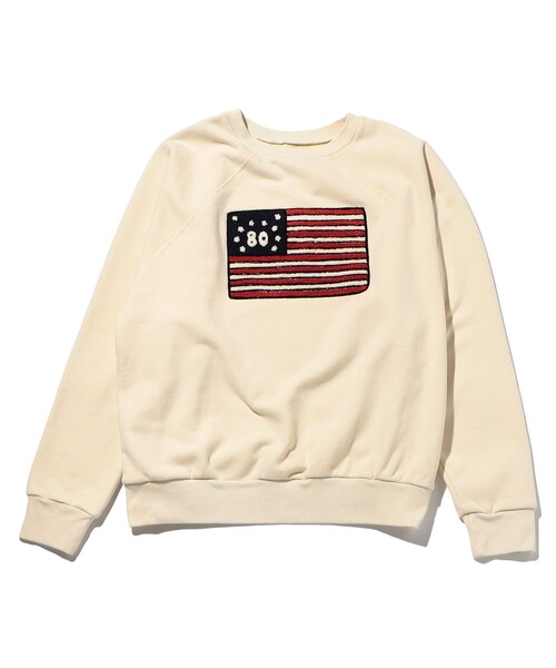 WESTOVERALLS(ウエストオーバーオールズ)の「WESTOVERALLS/ウエストオーバーオールズ US 80s SWEAT / 23FWSW02(Tシャツ/カットソー・メンズ・ナチュラル・SMALL)」の1枚目の写真