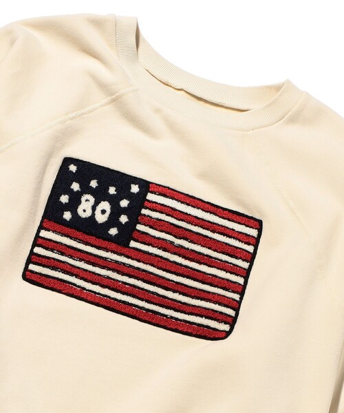 WESTOVERALLS(ウエストオーバーオールズ)の「WESTOVERALLS/ウエストオーバーオールズ US 80s SWEAT / 23FWSW02(Tシャツ/カットソー・メンズ・ナチュラル・SMALL)」の3枚目の写真