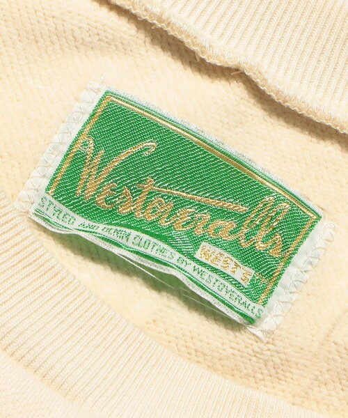 WESTOVERALLS(ウエストオーバーオールズ)の「WESTOVERALLS/ウエストオーバーオールズ US 80s SWEAT / 23FWSW02(Tシャツ/カットソー・メンズ・ナチュラル・SMALL)」の4枚目の写真