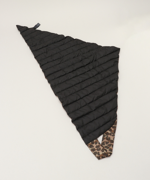 JOURNAL STANDARD LUXE（ジャーナルスタンダード　ラックス）の「【manipuri/マニプリ】TRIANGLE SCARF（バンダナ/スカーフ・レディース・ネイビー/ブラウン/キャメル・FREE）」の7枚目の写真