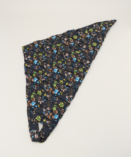 JOURNAL STANDARD LUXE（ジャーナルスタンダード　ラックス）の「【manipuri/マニプリ】TRIANGLE SCARF（バンダナ/スカーフ・レディース・ネイビー/ブラウン/キャメル・FREE）」の15枚目の写真