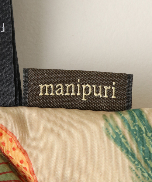 JOURNAL STANDARD LUXE（ジャーナルスタンダード　ラックス）の「【manipuri/マニプリ】TRIANGLE SCARF（バンダナ/スカーフ・レディース・ネイビー/ブラウン/キャメル・FREE）」の19枚目の写真