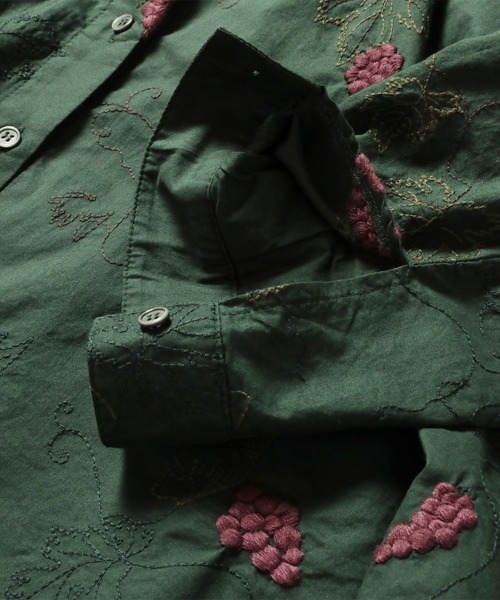 soulberry(ソウルベリー)の「葡萄畑の刺繍ブラウス(シャツ/ブラウス・レディース・グリーン・LL/M/L)」の11枚目の写真