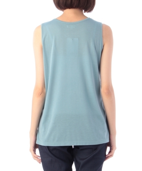 HusHusH（ハッシュアッシュ）の「レース重ねタンクトップ（タンクトップ・レディース・ブラック/イエロー/ブルー系1/グレー/ブルー/ホワイト・02/03）」の8枚目の写真