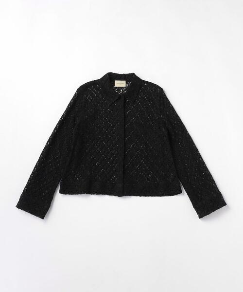 美品 ユナイテッドアローズ コードレースブラウス UNITED ARROWS（ユナイテッドアローズ）の「コードレース シャツ