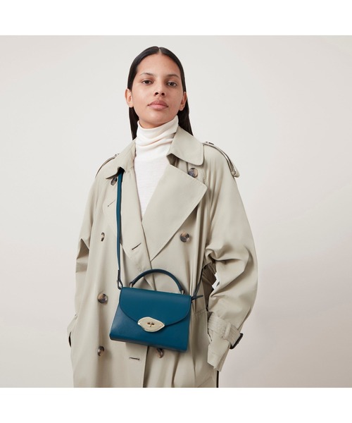 ハンドバッグ LANA TOP HANDLE HANDBAG Mulberry | ラナ トップハンドル | セーブル ハイグロスレザー