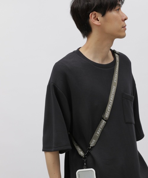 LAKOLE（ラコレ）の「マルチスマホストラップベルト / 993225（スマホグッズ・レディース・アイボリー/チャコール/カーキ/ライトブルー/ブラック・FREE）」の4枚目の写真