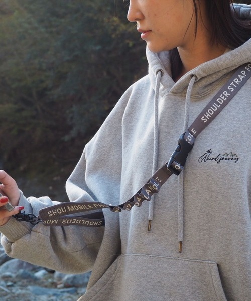 LAKOLE（ラコレ）の「マルチスマホストラップベルト / 993225（スマホグッズ・レディース・アイボリー/チャコール/カーキ/ライトブルー/ブラック・FREE）」の6枚目の写真