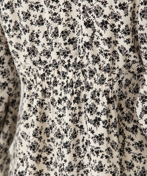 N.(N. Natural Beauty Basic)(エヌエヌナチュラルビューティーベーシック)の「◆フラワープリントラグランワンピース(ワンピース・レディース・オリーブ/オフホワイト・MEDIUM)」の19枚目の写真