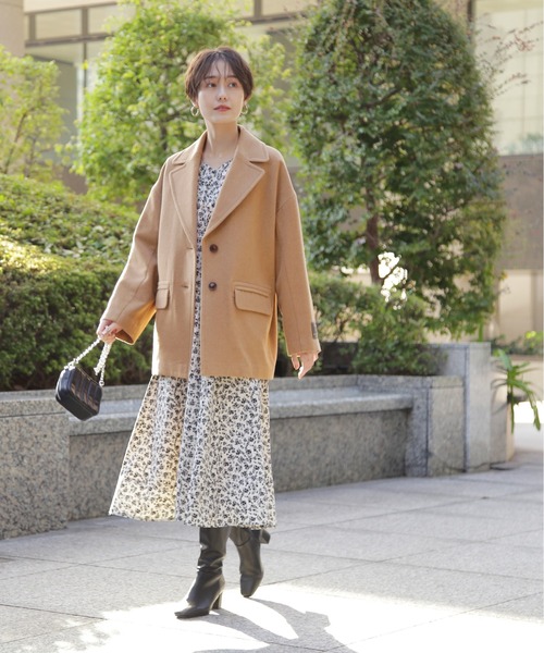 N.(N. Natural Beauty Basic)(エヌエヌナチュラルビューティーベーシック)の「◆フラワープリントラグランワンピース(ワンピース・レディース・オリーブ/オフホワイト・MEDIUM)」の11枚目の写真