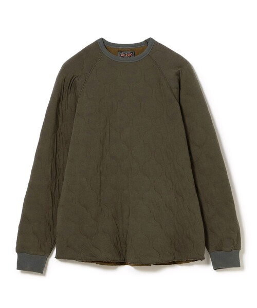 BEAMS PLUS（ビームスプラス）の「ミリタリー キルト クルーネック（Tシャツ/カットソー・メンズ・オリーブ/グレー/ナチュラル/ネイビー・XL/L/M/S）」の20枚目の写真