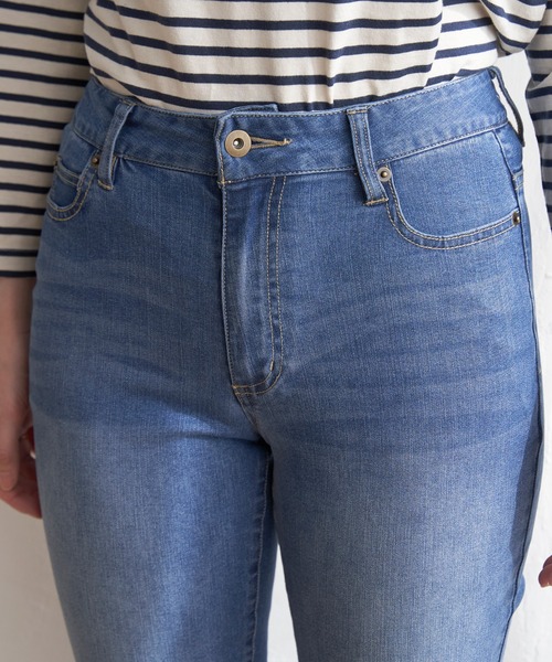 ikka（イッカ）の「GOKU楽パンツ ストレッチスキニー（その他パンツ・レディース・ダークネイビー/ブラック/グリーン系その他/ブルー/ベージュ・M/S/L）」の12枚目の写真