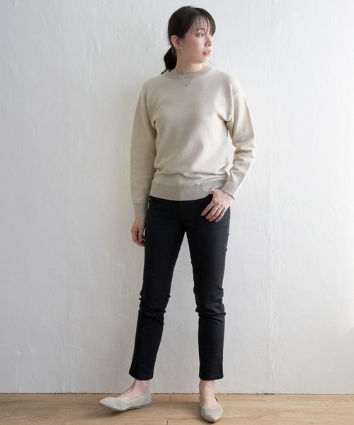 ikka（イッカ）の「GOKU楽パンツ ストレッチスキニー（その他パンツ・レディース・ダークネイビー/ブラック/グリーン系その他/ブルー/ベージュ・M/S/L）」の8枚目の写真