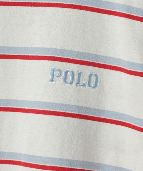 POLO BCS（ポロ ビーシーエス）の「POLO BCS(ポロ・ビーシーエス)別注マルチボーダーロングスリーブTシャツ（Tシャツ/カットソー・レディース・ネイビー/オフホワイト/ケリーグリーン・FREE）」の15枚目の写真