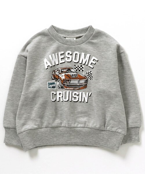 BREEZE（ブリーズ）の「【一部セットアップ可】バリエーショントレーナー（スウェット・キッズ・ピンク/ネイビー/パープル/ブラック/アイボリー/オレンジ/ライム/スミクロ/その他11/チャコール/グレー/ミント・130/140/110/100/80/90/120）」の20枚目の写真